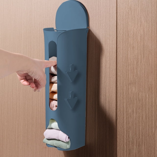 Home Lazy Underwear Sock Storage Artifact Underwear Storage Box Wall Mounted Pull Out Non Punched Sock Sorting Box