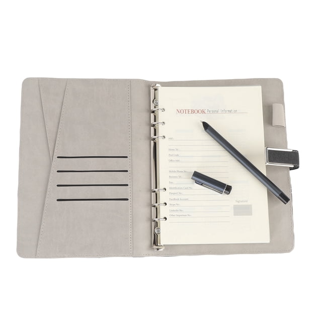 Cahier Numérique avec Stylo, Ensemble Stylo Intelligent et Carnet, Synchronisation en Temps Réel Numérisation pour Stocker et Partager des Notes, Compatible avec Téléphone Intelligent IOS