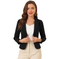 thumbnail image 1 of INSPIRE CHIC Blazer à Imprimé Floral Ouvert pour Femmes, 1 of 6