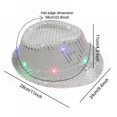 thumbnail image 2 of Western Fashion Sequin Fedora Hat, 2 of 6