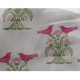 thumbnail image 4 of oneOone Georgette Viscose Fabric Bird & Tree Block Print Fabric By Yard 42 Inch Wide, 4 of 4