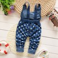 thumbnail image 2 of KIDSCOOL SPACE Baby 3D Bunny Cartoon Soft Cotton Knitted Jeans Overalls,2-3 Years, 2 of 6