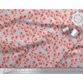 thumbnail image 3 of Soimoi Gray Rayon Fabric Artistic Floral Print Sewing Fabric Yard 56 Inch Wide, 3 of 5