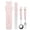 Pink-As shows, variant on 3-in-1 Stainless Steel Travel Cutlery Set, Fork, Spoon & Chopsticks, Portable Travel Kitchen Utensils Set with Washable Case, Compact & Stylish Cutlery for Camping & Outdoor Dining