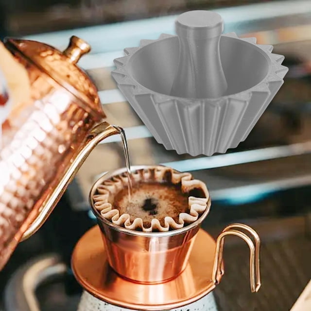 Elodie Coffee Filter Press Cone Easy Clean Portable Professional Origami Filter Cup Grey