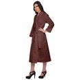 thumbnail image 2 of Moomaya Printed Robe For Girls Cotton Bathrobes For Women Wrap Dressing Gown, 2 of 6