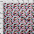 thumbnail image 2 of oneOone Cotton Silk Fabric Textured Moroccan Geometric Print Fabric by The Yard 42 Inch Wide, 2 of 4