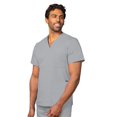 thumbnail image 3 of Adar Universal Unisex Scrub Set - Unisex V-Neck Scrub Top & Tapered Drawstring Scrub Pants, 3 of 6