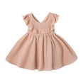 thumbnail image 1 of Toddler Girls Spring Summer Casual Dress A-Class Outfit with Sandals Size 0-3 Years, 1 of 4