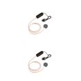thumbnail image 4 of fastboy Aquarium Oxygen Pump Replacement Landscape Pond USB Powered Low Noise Air Compressor Aerator Aquatic Replacing Part 2 Stones Tubes Pink 2Set, 4 of 6