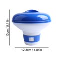 thumbnail image 2 of LEEYNEER For 1” Tab ONLY Mini Floating Pool & Spa Chlorine Dispenser  Premium Floater  Chemical Floater for Chlorine Tablets up to 1”  Adjustable Flow Vents Bromine Holder, 2 of 10