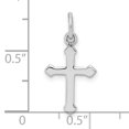 thumbnail image 2 of 925 Sterling Silver Childs Cross Necklace Pendant Charm Religious, 2 of 6