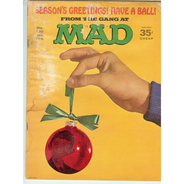 Magazine VINTAGE de Qualité Basse MAD #132 Janvier 1970