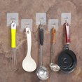thumbnail image 2 of 12 Pcs Crochet Adhésif Fort pour Cuisine 2.4X2.4X0.8in, 2 of 8