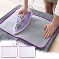 thumbnail image 1 of High Temperature Ironing Cloth, Usavan Heat-Resistant Insulating Mesh Ironing Pad, 2PCS 15.7x23.6in Protective Ironing Mat for Clothing Safety Home Use, 1 of 6