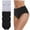 Noir, variante sur Cameland Culottes en Coton pour Femmes Taille Haute Sans Coutures Extensibles Culottes Culottes Couvrance Totale sous-Vêtements Lot de 5