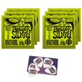 thumbnail image 2 of Ernie Ball 2221 Ensemble de Cordes Slinky Régulières (10-46) Cordes de Guitare Électrique - Lot de 6 avec Pics, 2 of 4