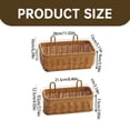 thumbnail image 3 of Hinati Clearance Sale Promotion Woven Storage Basket Wall Hanging Vegetable Organizer Kitchen Storage Box Airtight Food Storage Jars for Kitchen Pantry Organization and Storage, 3 of 9
