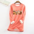 thumbnail image 1 of Chemises pour Femmes Col Rond Poche Épaissie Peluche Chaude Manches Longues Hauts Blouse pour Femmes en Liquidation, 1 of 4