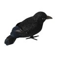 thumbnail image 3 of Halloween Black Feathered Crow Party Prop Party Favors Halloween Realistic Crows Style A, 3 of 9