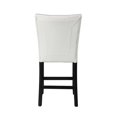 thumbnail image 4 of Steve Silver Chaise de Comptoir en Vinyle Blanc Markina, 4 of 6