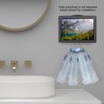 thumbnail image 3 of Bathroom Tablet Case, Wall Mounted ABS PET Waterproof Shower Phone Holder  for Washroom White,Black,Pink, 3 of 7