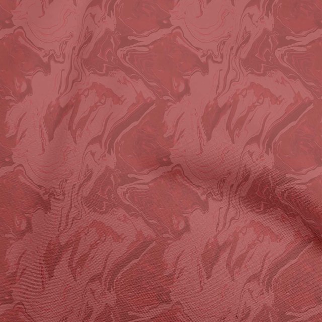 oneOone Coton Jersey Rouge Tissu Abstrait Tissu Imprimé par la Cour 58 Pouces de Large