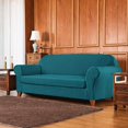 thumbnail image 2 of Subrtex Housse de Sofa en Jacquard Extensible à Rayures, 2 Pcs, 2 of 6