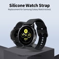 thumbnail image 2 of Replaceable Silicone Watch Strap 20mm Buckle Watch Strap Watch Band Compatible with Galaxy Watch Active2 Pink, 2 of 7
