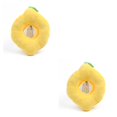thumbnail image 2 of QualitChoice Cat Neck Cone Puppy Accessories Elizabethan Collars Adjustable Dogs Collar Breathable Surgery Kitten Cones Lemon Pattern S 2Set, 2 of 6