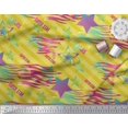 thumbnail image 3 of Soimoi polyester Crepe Fabric Star & Diagonal Stripe Print Sewing Fabric Yard 42 Inch Wide, 3 of 3