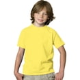 thumbnail image 1 of Hanes T-Shirt Lourd pour Garçon 5,2 oz COMFORTSOFT, m, Jaune, 1 of 2