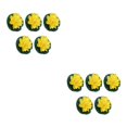thumbnail image 3 of Wweixi 5pcs/set Artificial Lotus Realistic Appearance Easy To Clean Long-lasting yellow 2Set, 3 of 6