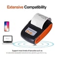 thumbnail image 3 of PT-210  Thermal Receipt Printer, 58mm Wireless Portable Mini Bill Printer with 90mm per second Fast Printing, ESC POS Compatible for  iOS PC, Long Lasting Power,, 3 of 7