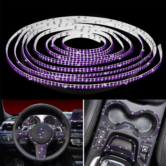 Meitianfacai Self Adhesive Shiny Crystal Car Decoration Sticker
