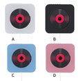 thumbnail image 4 of yingyy 4 color US/EU/ Portable CD Player Wall Mountable Bluetooth Remote Control HiFi Speaker with USB 3.5mm Black, 4 of 6