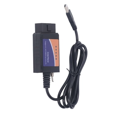 Car Code Reader, Portable USB Cable Connection Support OBD2 Protocol OBD2 Scanner Code Reader with CD for Vehicle