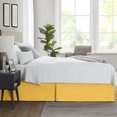thumbnail image 2 of SGI Bedding 18 Inch Pleated Bed Skirt | Microfiber Bed Skirt | Fade Resistant, Wrinkle Free, Anti-static, Decorative, Extra Storage Space, Clutter-Free | Olympic Queen, Golden, 2 of 6
