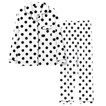 Clearance! Hontri Pajama Sets for Women 2 Piece Pajamas Women Autumn And Winter Long Sleeve Lapel Vest Suit Trousers Plus Size Home Service Loungewear Pj Set Silver,Xxl