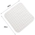 thumbnail image 5 of Non-Slip Square Shower Mat 48x48cm, Anti-Slip Bath Rug with Acupoint Massage Design, 5 of 5