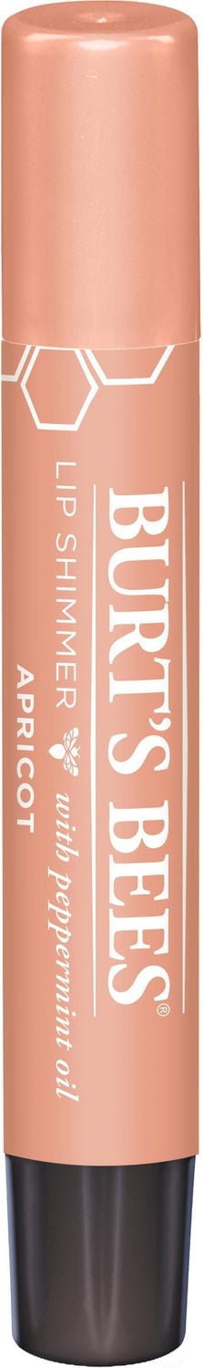 Burt’s Bees 100% Natural Lip Shimmer, Apricot - 1 Tube