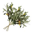 thumbnail image 1 of Xingzhi 4pcs Artificial Olive Branch Simulation Greenery Home Office Table Ornament Plastic Fake Plant, 1 of 6