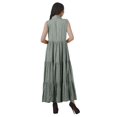 thumbnail image 4 of Moomaya Robes à Étages en Rayonne pour Femmes Imprimées Col Classique Robe-Chemise Femmes, 4 of 4
