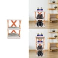 thumbnail image 3 of Vaidha Multi Layer Shoe Rack Household Small Shoe Cabinet Economic Dormitory Door Shoe Rack Installation Folding Shoe Cabinet, 3 of 5