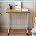 thumbnail image 1 of SOGES Bureau d'Ordinateur Portable Réglable et Mobile pour Lit, Sofa, Petit Espace, Chêne, 1 of 5