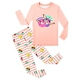 thumbnail image 1 of Ensemble de Pyjama pour Enfants, Chandail à Enfiler à Col Ras du Cou, Doux, d'Été, Pyjama pour Filles, Taille 5-6 Ans, 1 of 4