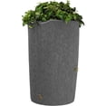thumbnail image 1 of Good Ideas Baril de Pluie 90 Gal Bark Trunk, 2 Robinets, Granit Foncé, 1 of 4