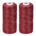 thumbnail image 1 of Unique Bargains Dark Red Polyester Waxed Leather Sewing Thread, 55 Yards, 2 Pack, 1 of 6