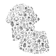 Big Girls Kids Hooded Robe Girls Boys Robe Towel Kids Animal Dinosaur Style Hooded Bathrobe Bear Robes Size Robes with Slippers Set for Children's Hand Painted Sketching And Coloring White 12-13 Years