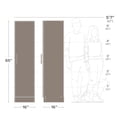 thumbnail image 3 of Prepac Elite 16 "Cabinet étroit en blanc, 3 of 8